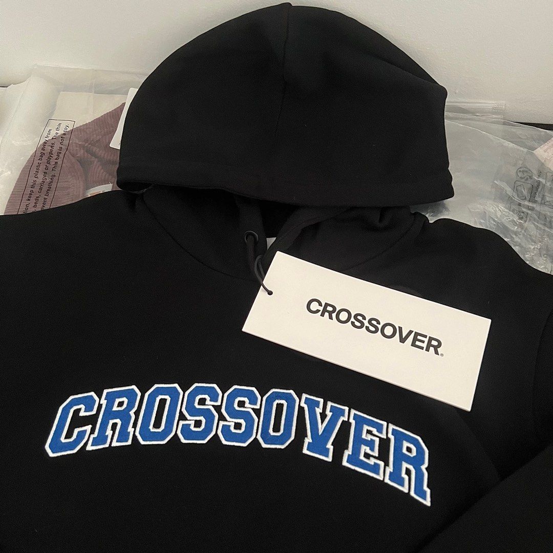 Crossover Spellout Hoodie Royal Blue like Levis Carhatt SVG OPT Hikari Cap City KL Timberland Vans New Balance Converse 70 Men s Fashion Coats Jackets and Outerwear on Carousell