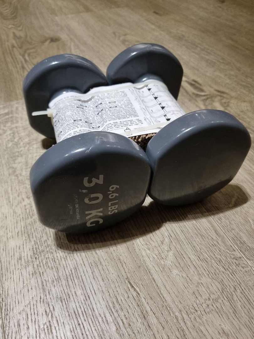 Decathlon Dumbells 3kgs. FREE GIFT WITH PURCHASE