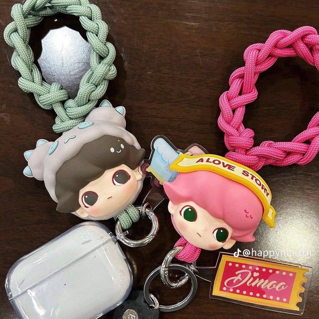 Dimoo Dating Lanyard Original Popmart, Toys & Collectibles, Mainan di ...