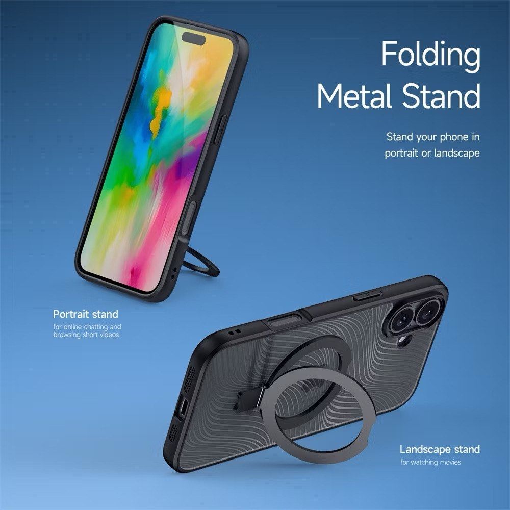 DUX DUCIS AIMO Magnetic Case for Apple iPhone 16 Plus - Shockproof Hard Clear Phone Cases with Floding Stand (Category: Cases & Sleeves) located in Quezon City. Submitted by preciousk (Listing ID 1335366895, Image 3). Description: RFS: My sister bought this for me, but I already have the same case so im just selling this extra one. Love the case, super functional DUX DUCIS AIMO Magnetic Case for Apple iPhone 16 Plus - Shockproof Hard Clear Phone 