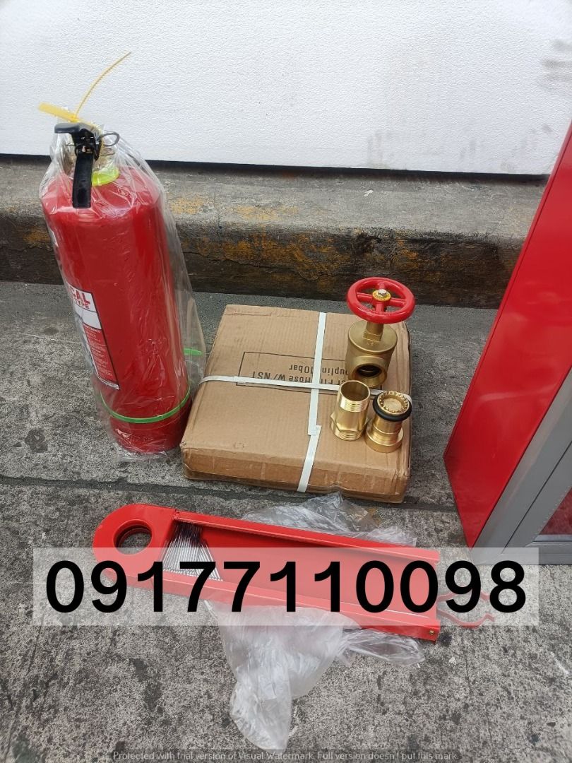 Fire hose cabinet set (Category: Construction Tools & Equipment) located in Manila. Submitted by joeyroque09 (Listing ID 1335262722, Image 1). Description: .