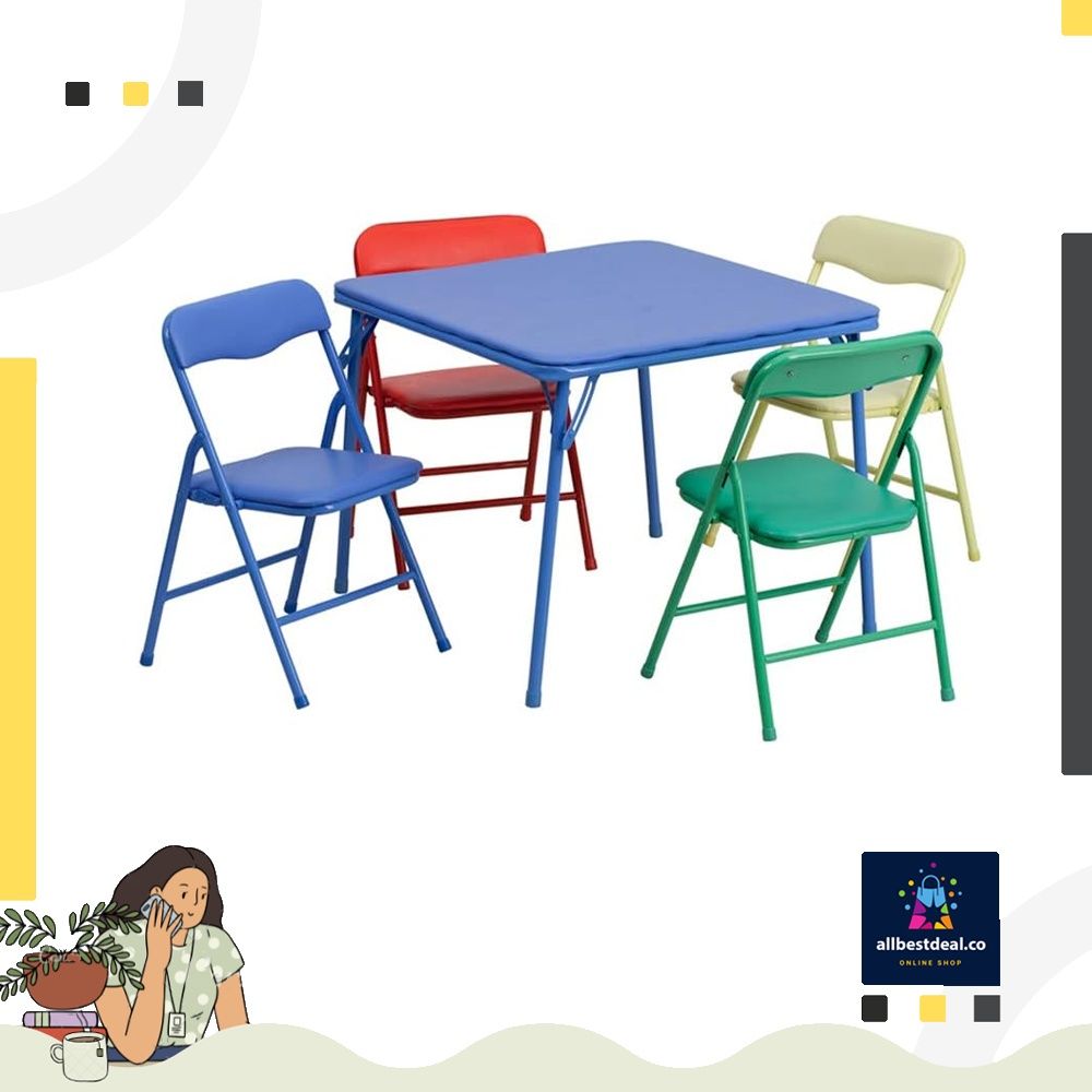 Flash furniture kids table and chairs online