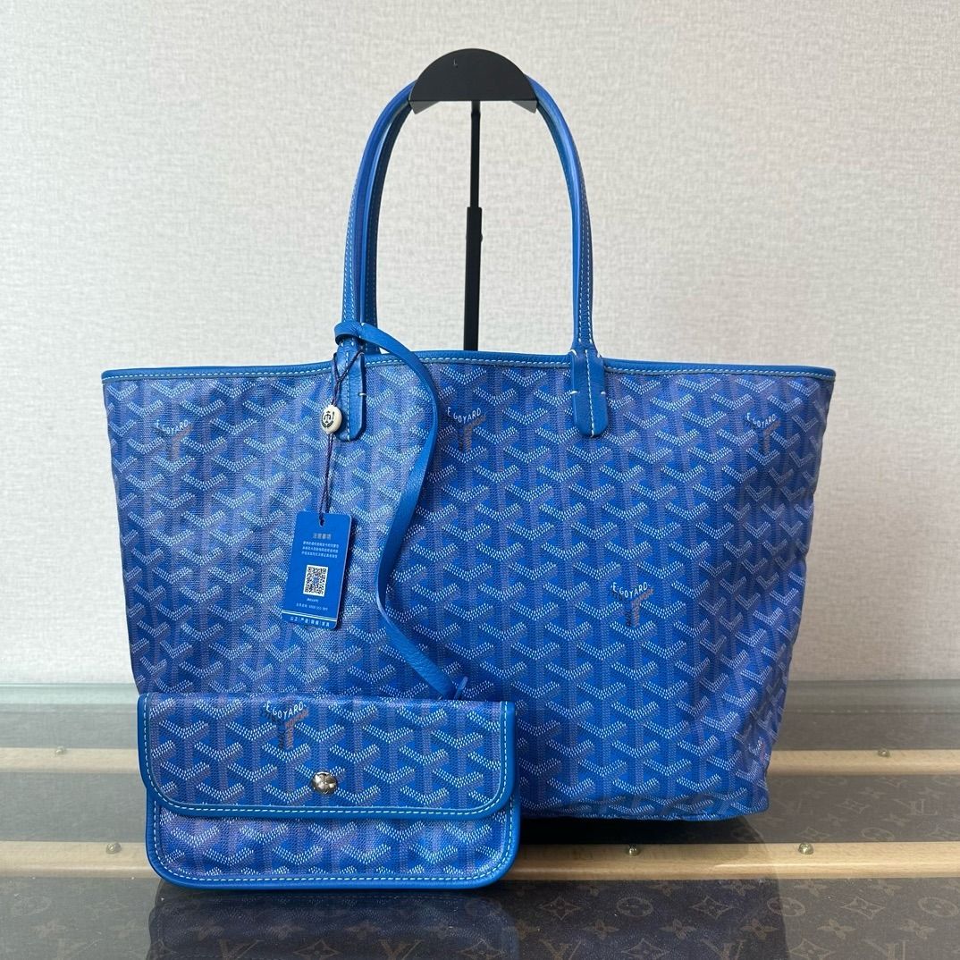 Goyard navy tote hot sale