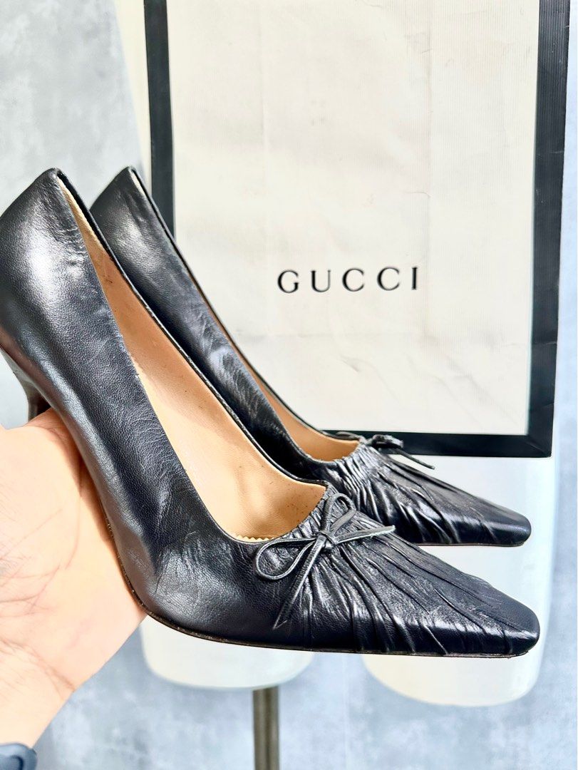 Gucci black heels hotsell