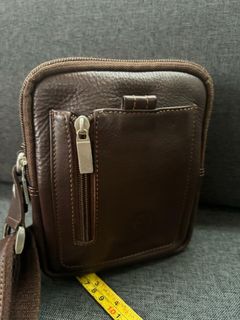 Hickok Leather Sling Bag Messenger Bag Men s Fashion Bags Sling Bags on Carousell