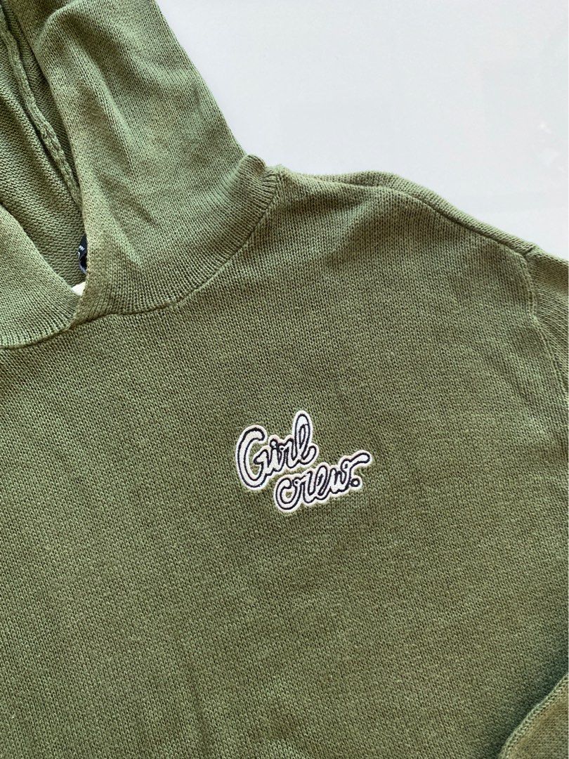 H&m olive green hoodie store