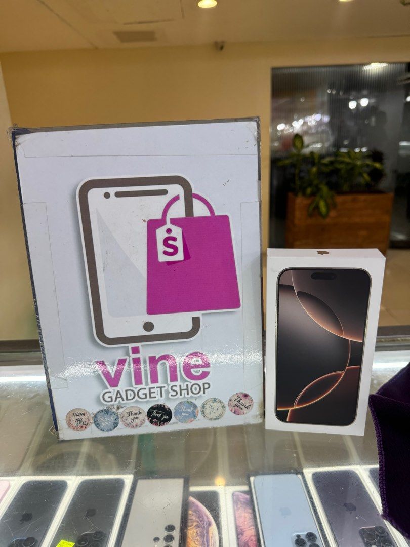 iphone 16 pro max 512gb brandnew (Category: iPhone 16 Series) located in Cainta. Submitted by vine_gadget_shop (Listing ID 1335359683, Image 2). Description: iphone 16 pro max 512gb brandnew us variant factory unlock esim only pick up store greenhills shopping center we accept trade in we accepy credit card and ggives installment we do cod and door to door we ship nationwide for fast transaction call 09277368323 look for vine visit my fb page vin