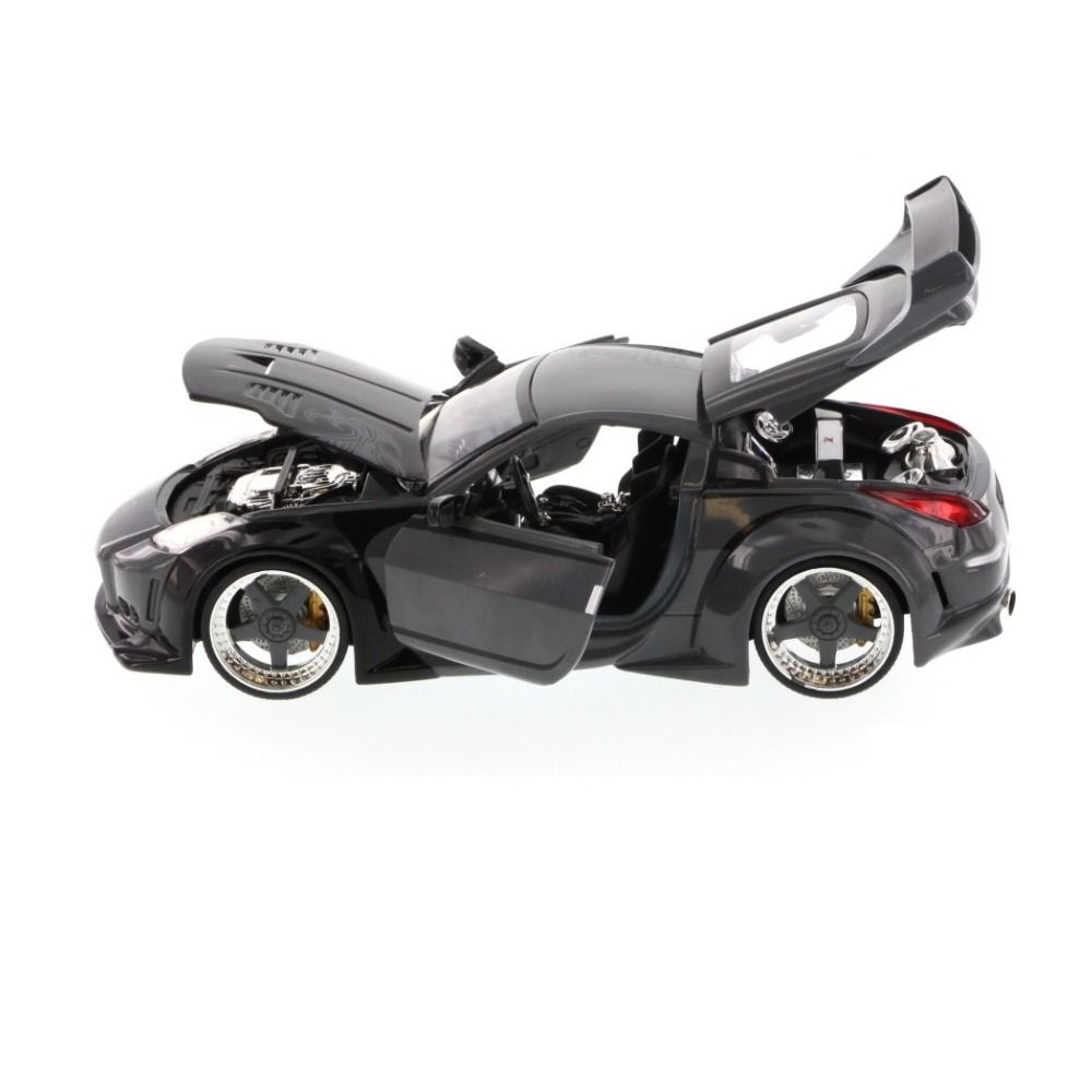 thumbnail image 2 of Jada Fast & Furious 1:24 Diecast Nissan 350Z (Black) – D.K.'s Car – 2019 Release 2 of 3