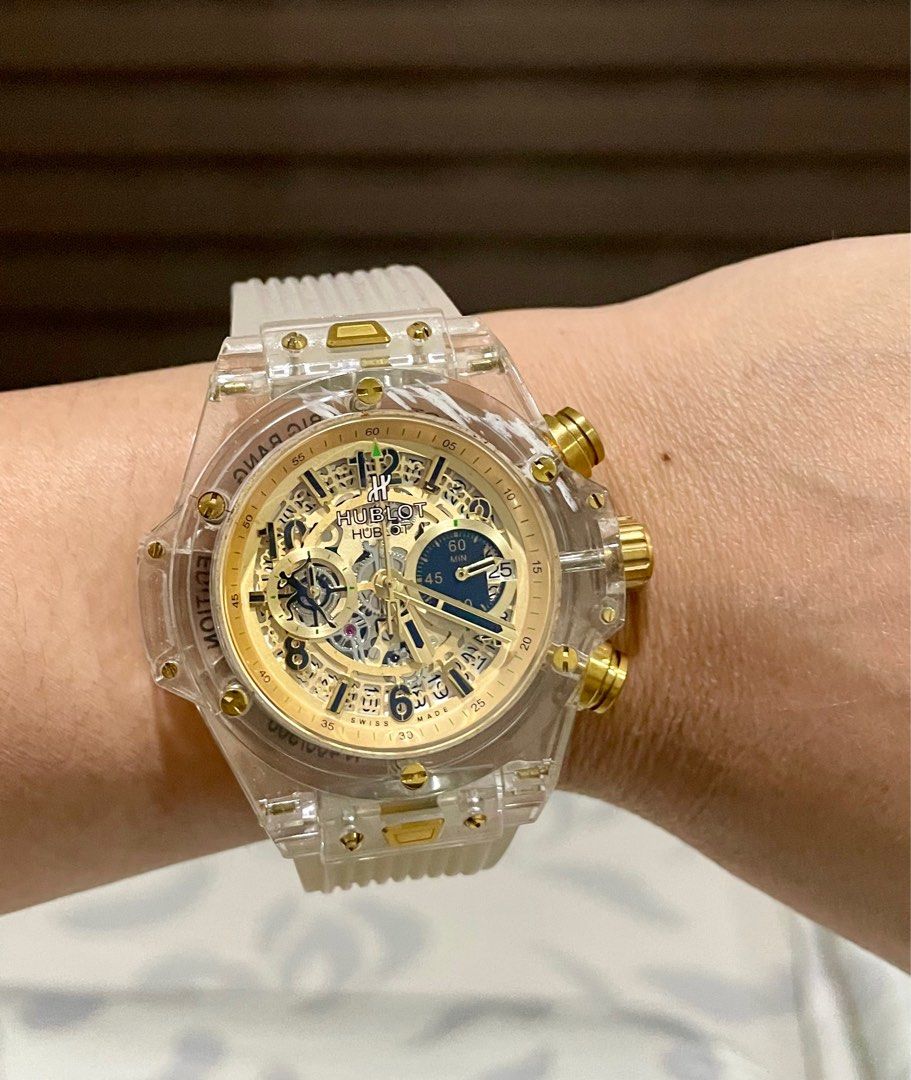 Jam HUBLOT wanita Fesyen Wanita Jam Tangan di Carousell