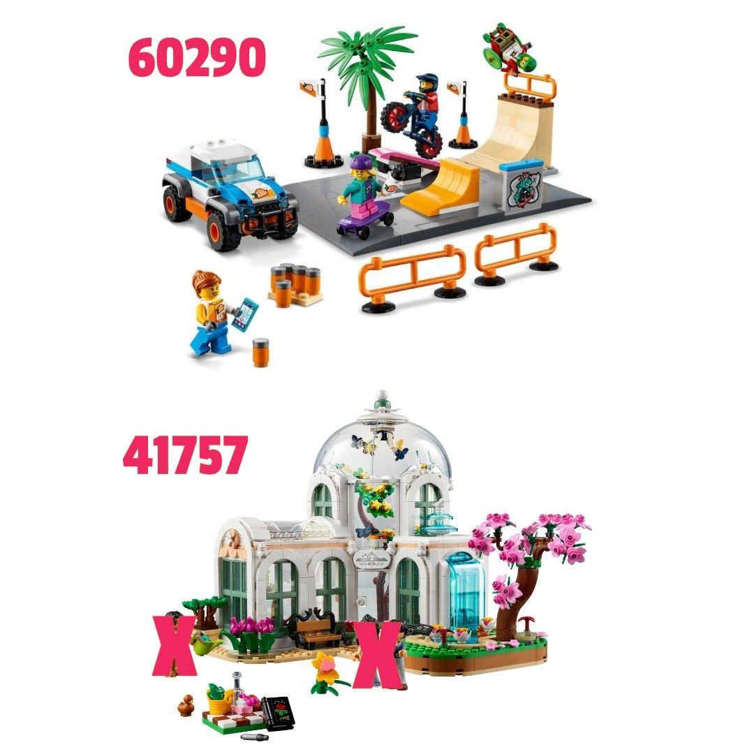 Lego City 60290 Skate Park Complete Set Friends 41757 Botanical Garden No Minidolls Hobbies Toys Toys Games on Carousell