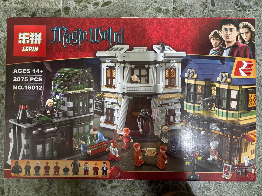 Lepin 16012 Harry Potter Diagon Alley Lego Compatible Hobbies Toys Toys Games on Carousell
