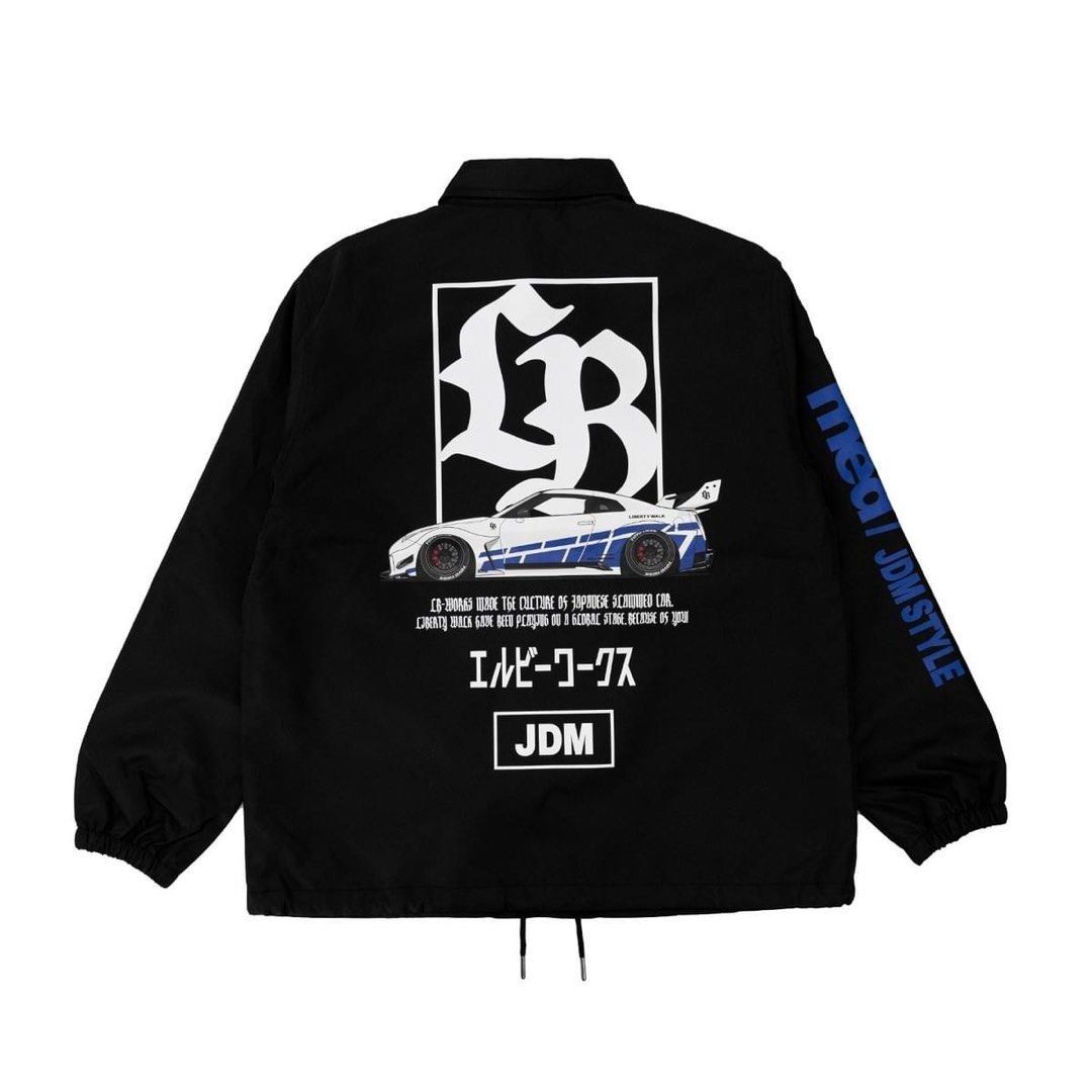 Liberty Walk Box Logo 35 Silhouette Coach Jacket, Men's