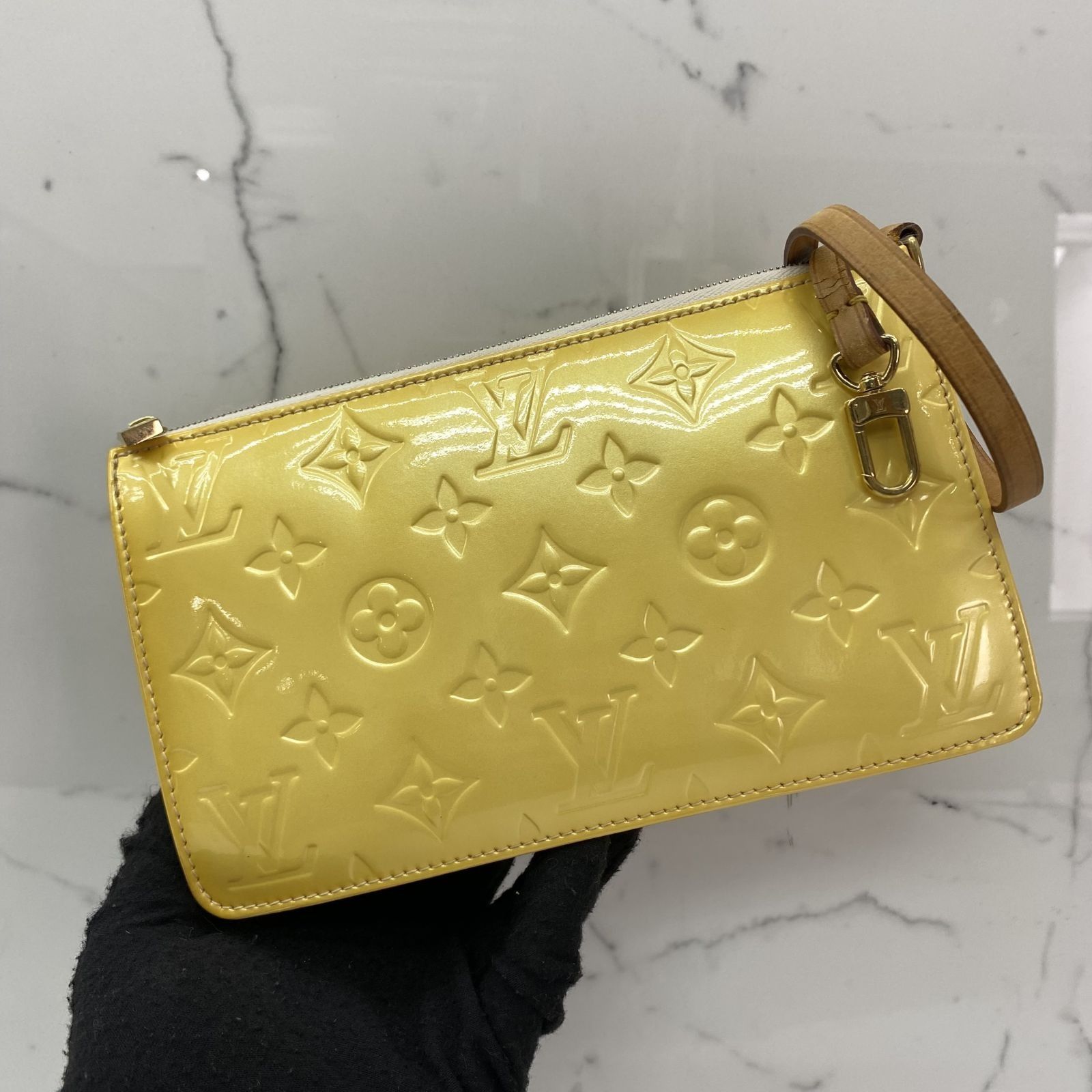 LOUIS VUITTON M91010 YELLOW VERNIS POCHETTE LEXINGTON BAG 247058285 WE Luxury Bags Wallets on Carousell