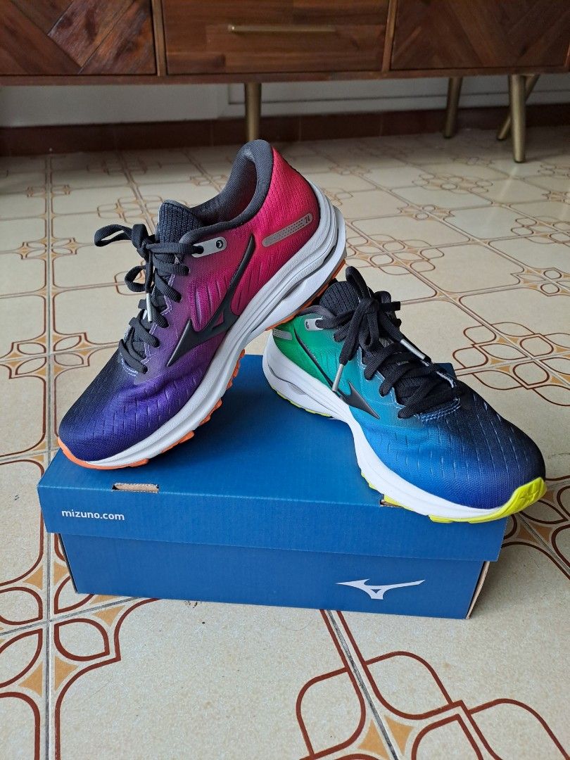 Mizuno Wave Rider Shoes Women s Fashion Footwear Sneakers on Carousell