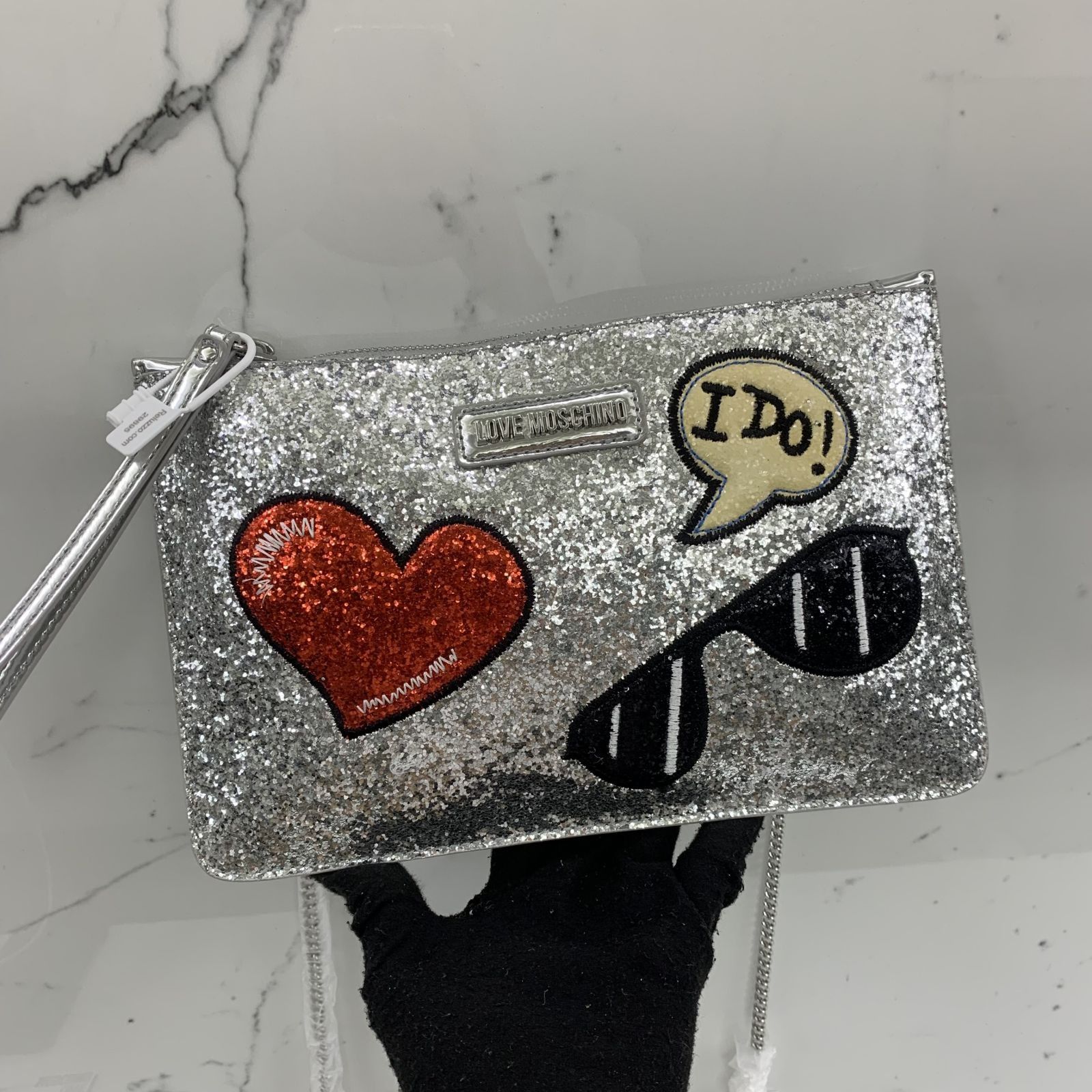 Moschino glitter bag on sale
