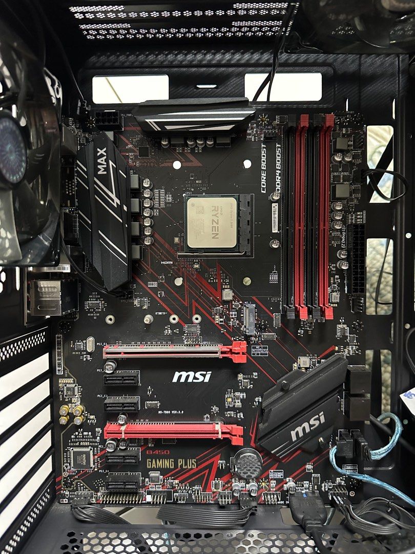 Msi B450 Gaming Plus Max AM4 Ryzen 5 3600 Computers Tech Desktops on Carousell