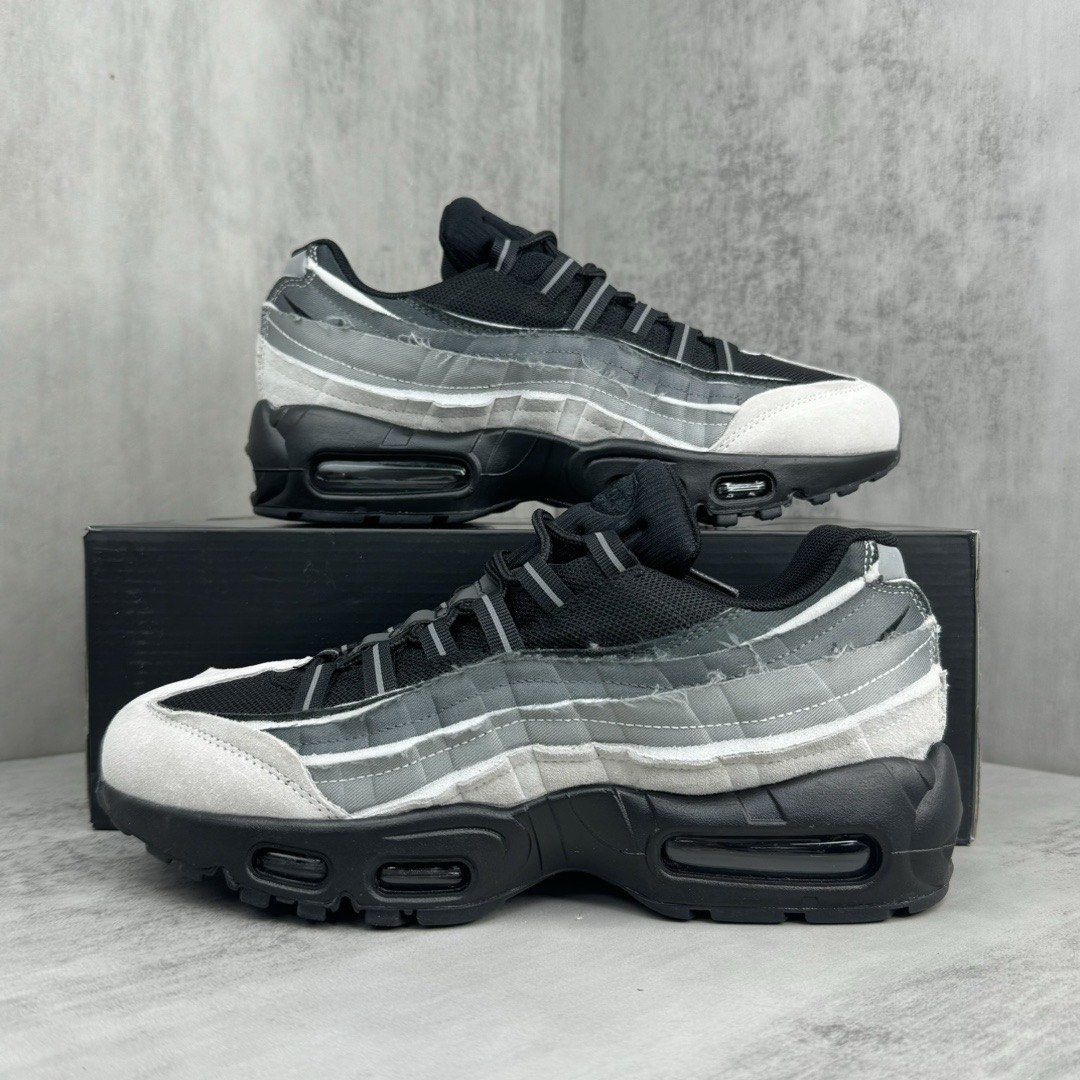 NIKE AIR MAX 95 / CDG US9 新品 CU8406-101 Nike x COMME des GARCONS Air Max 95 'Grey' CU8406-101