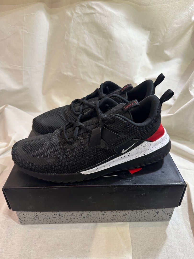 Nike Running Renew Arena Black Fesyen Pria Sepatu Sneakers di Carousell
