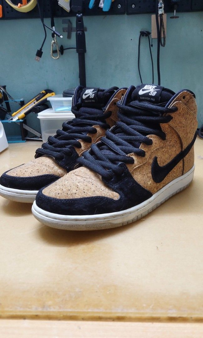 Nike SB Dunk High Cork Men s Fashion Footwear Sneakers on Carousell