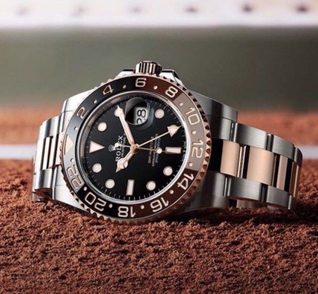Rolex root beer half gold store