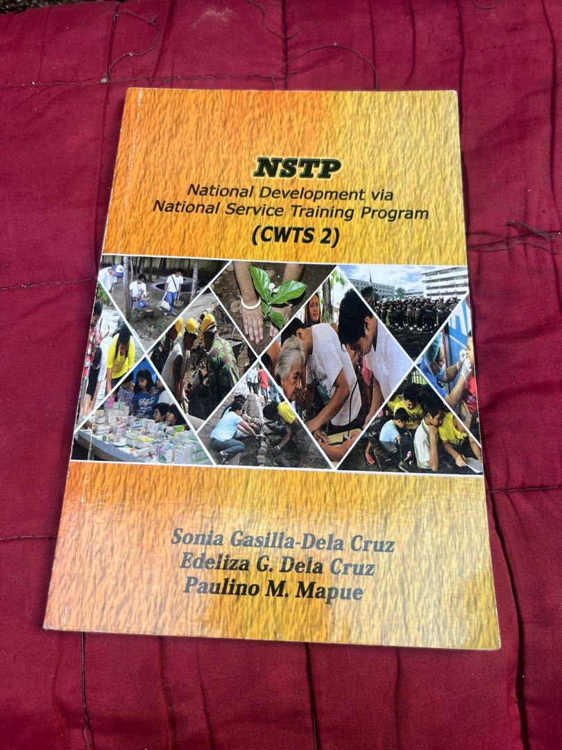 NSTP-CWTS 2 (Category: Textbooks) located in Quezon City. Submitted by dianaibarraajoc (Listing ID 1335244049, Image 1). Description: Author: Sonia Gasilla-Dela Cruz.