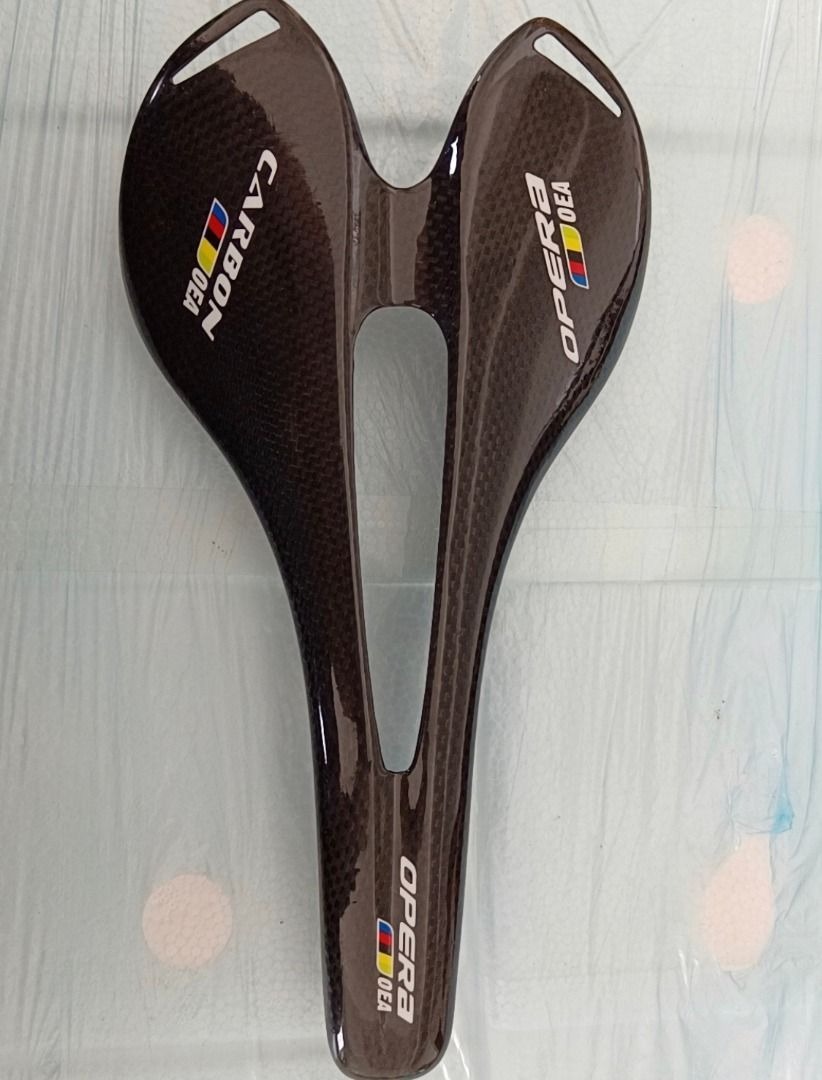 Opera full carbon fiber mountain bike road bike saddle black Sports Equipment Bicycles Parts Bicycles on Carousell