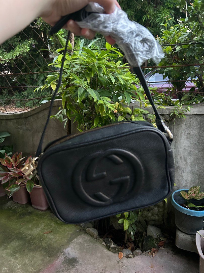Gucci black sling bag price on sale