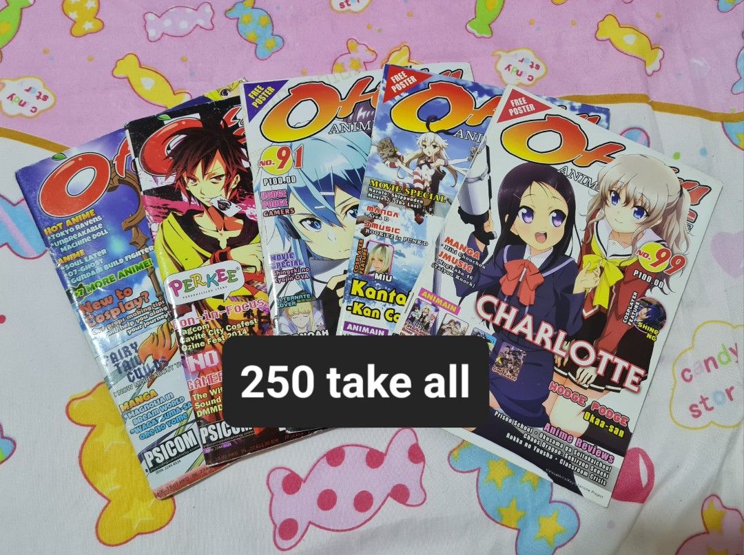Otaku magazines (Category: Magazines) located in Cavite. Submitted by taiyaki_iris (Listing ID 1335387139, Image 1). Description: - 5 magazines bundle - Some have pages cut out.