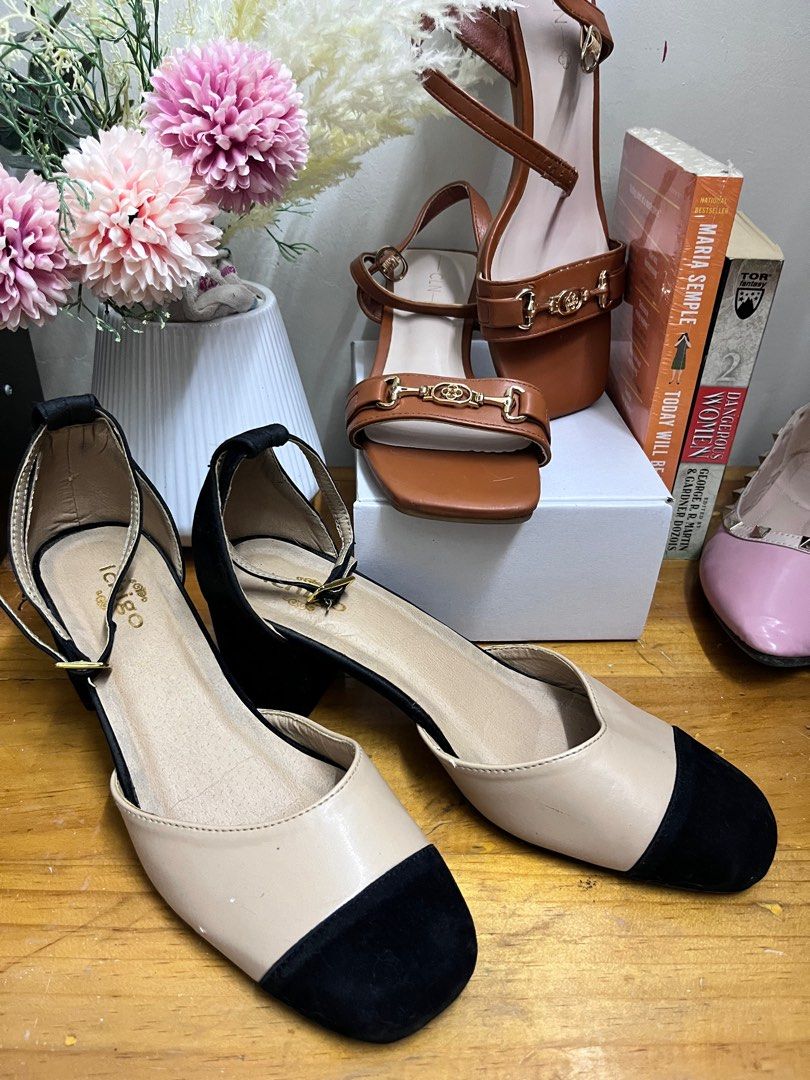Preloved Branded Size 8 Shoes bundle (Category: Heels) located in Makati City. Submitted by ma_rose (Listing ID 1335368735, Image 3). Description: LP ₱300 + SF Read first: All preloved bought in 2022. All used 5x or less. Good starting rotation po for ladies on a budget who need shoes for office, parties, etc. 🥰 Minor flaws - kita naman po sa pics yung slight flaws but when worn, honestly hindi po halata. Bundle price: ₱550 LP + SF Each pair cos