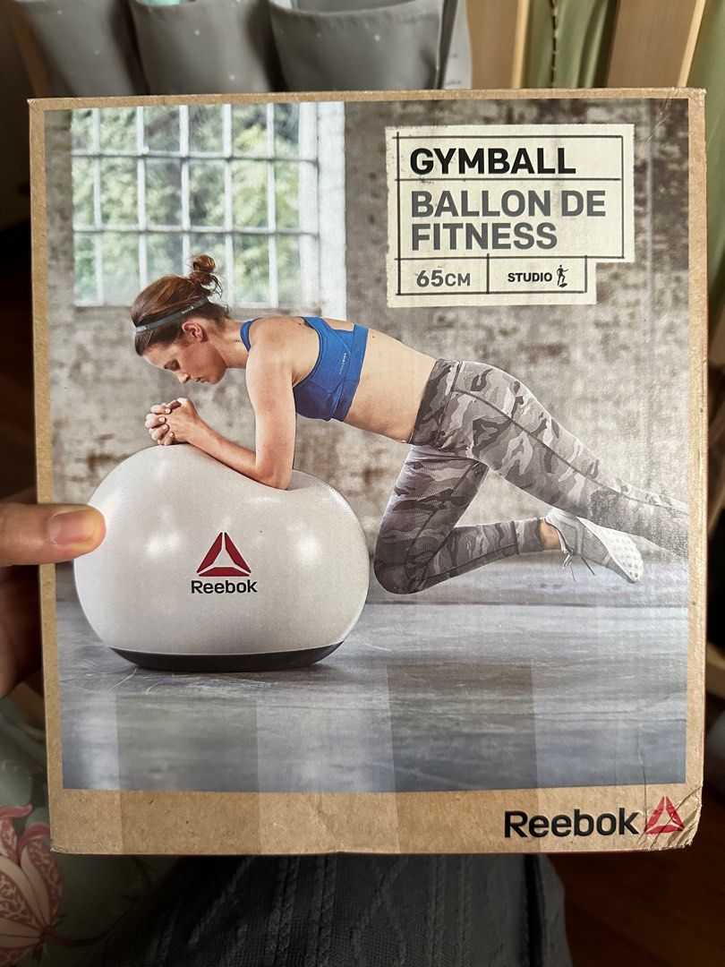 Reebok Studio Gym Ball 65cm Sports Equipment Exercise Fitness Toning Stretching Accessories on Carousell