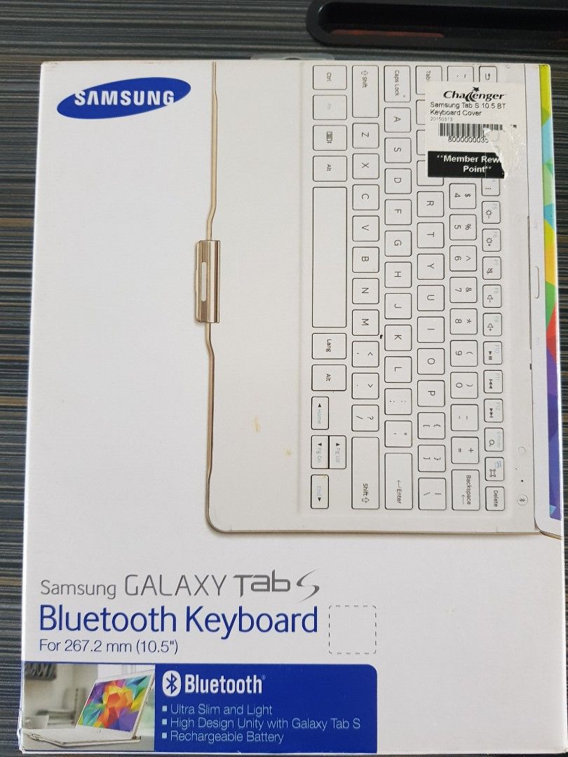 Samsung Original Bluetooth Keyboard Dock Case For Galaxy Tab S