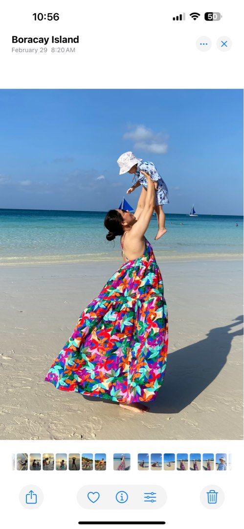 Shein vacay dress (Medium) (Category: Dresses) located in Pasig City. Submitted by ez_declutterz (Listing ID 1335255603, Image 2). Description: Used once for family shoot.