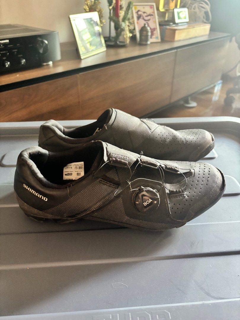 Shimano XC3 cleats (Category: Bicycles) located in Makati City. Submitted by asandico (Listing ID 1335279583, Image 2). Description: For size 8 BOA perfectly working No significant issues Normal wear and tear.