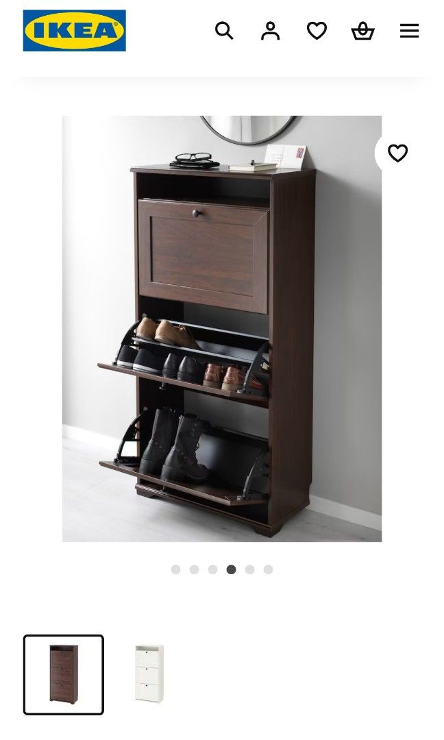 Ikea brusali shoe cabinet sale