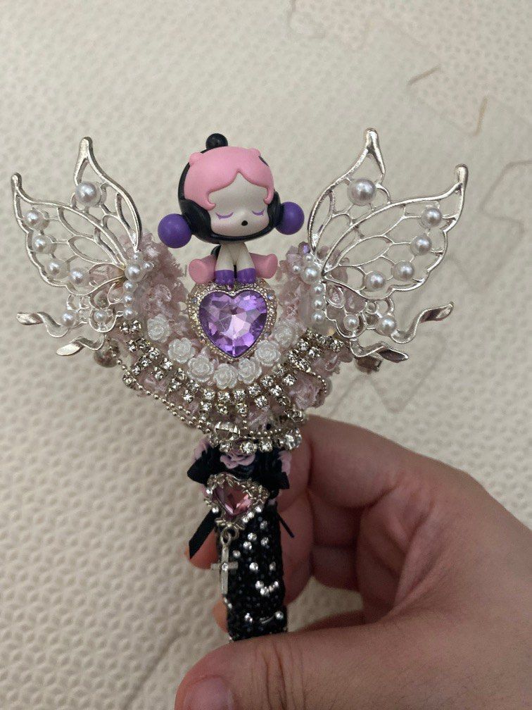 Skullpanda pop bean fancy moon pen (Category: Stationery & School Supplies) located in Lucena. Submitted by cat09 (Listing ID 1335281283, Image 3). Description: Handcrafted Fancy beads and moon Rhinestone pen Feels very luxe when writing Sf not included .
