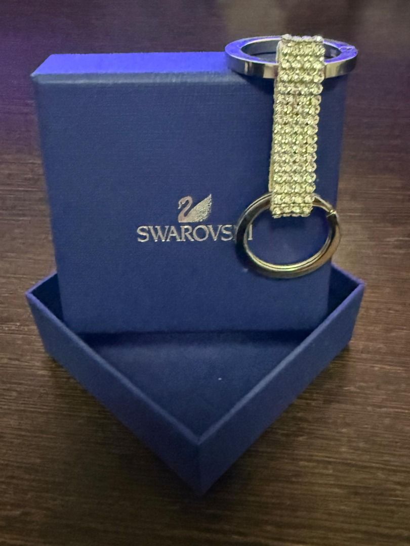 Swarovski Stainless Steel Alice Key Ring