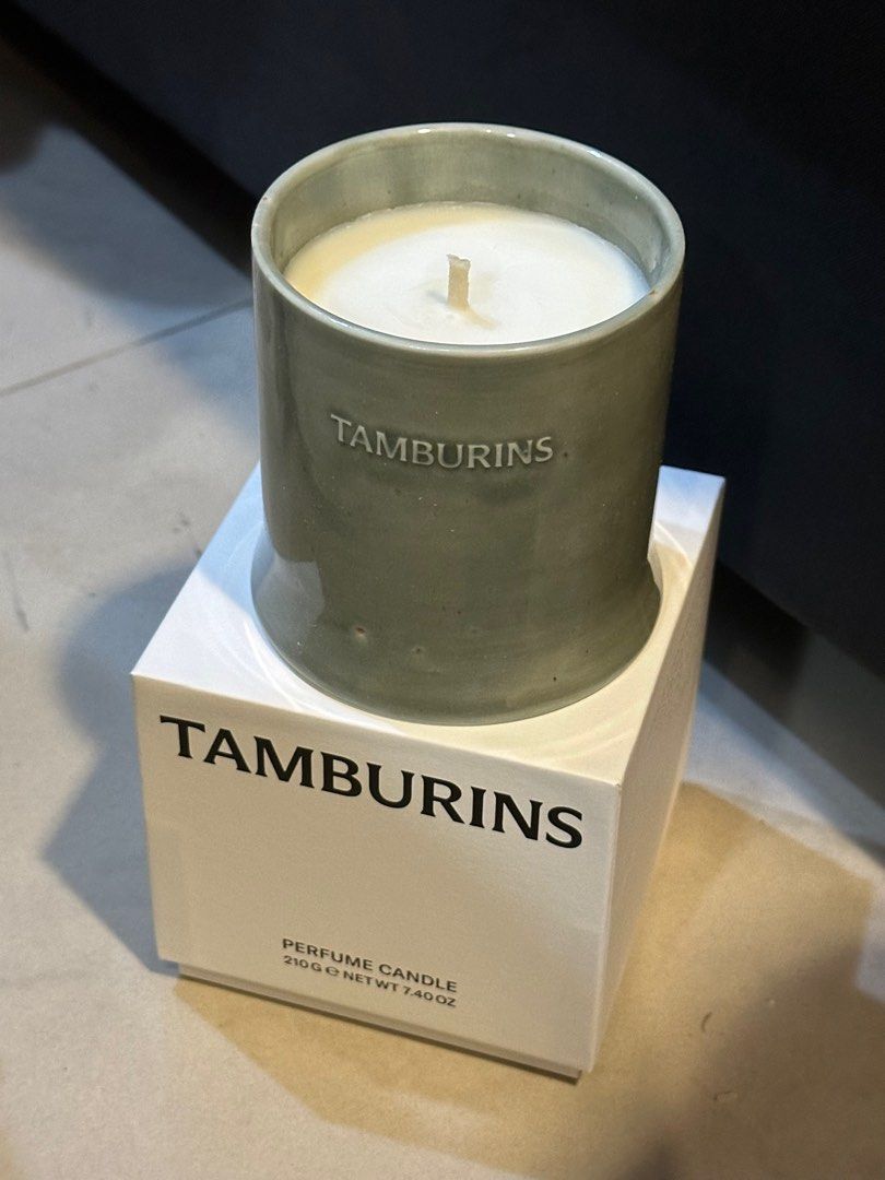 TAMBURINS PERFUME CANDLE #Holy Metal *210G, 家具及居家用品, 居家 