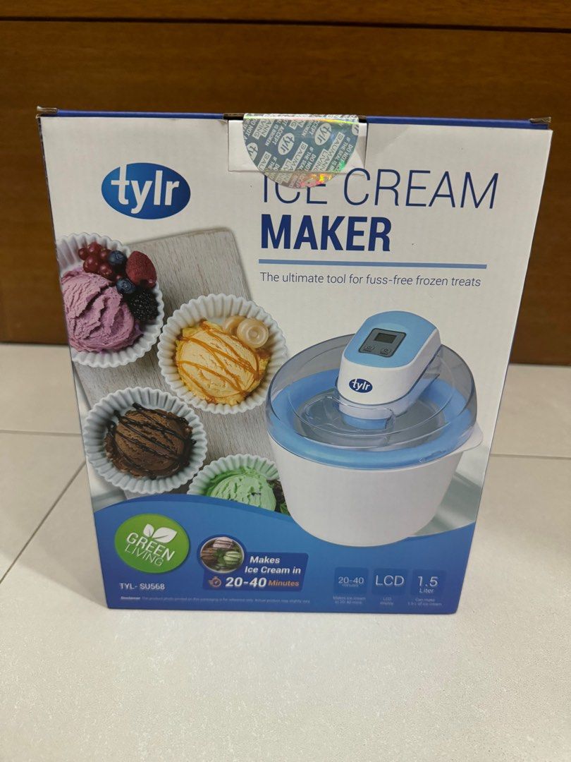 Tylr ice cream maker (Category: Other Kitchenware & Tableware) located in Manila. Submitted by chinchinshaven (Listing ID 1335412081, Image 1). Description: Unused Sealed .