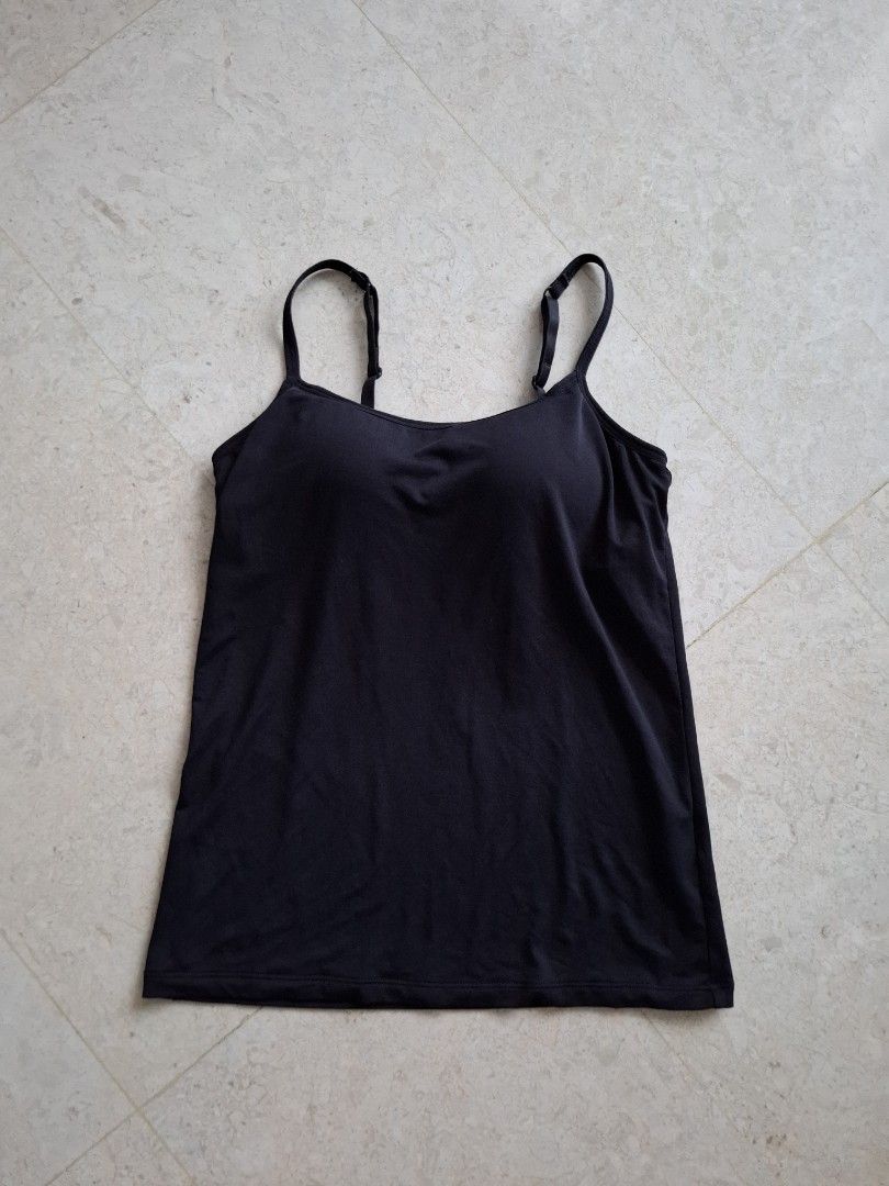 Uniqlo Airism Black Spaghetti Top S size