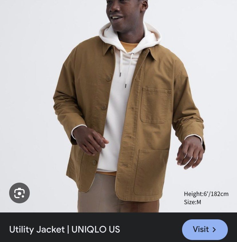 Uniqlo utility jacket on sale