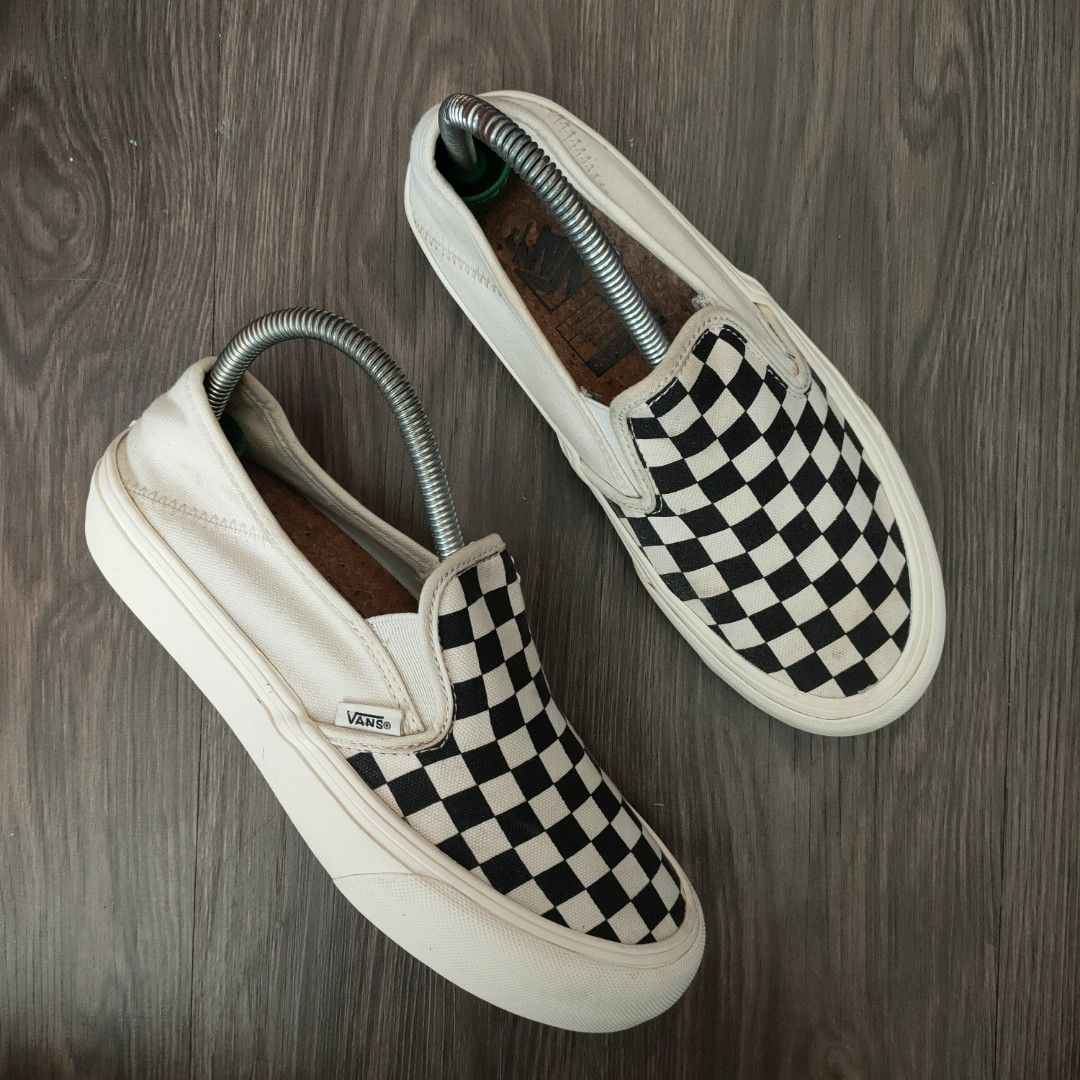 Vans ultracush checkered deals