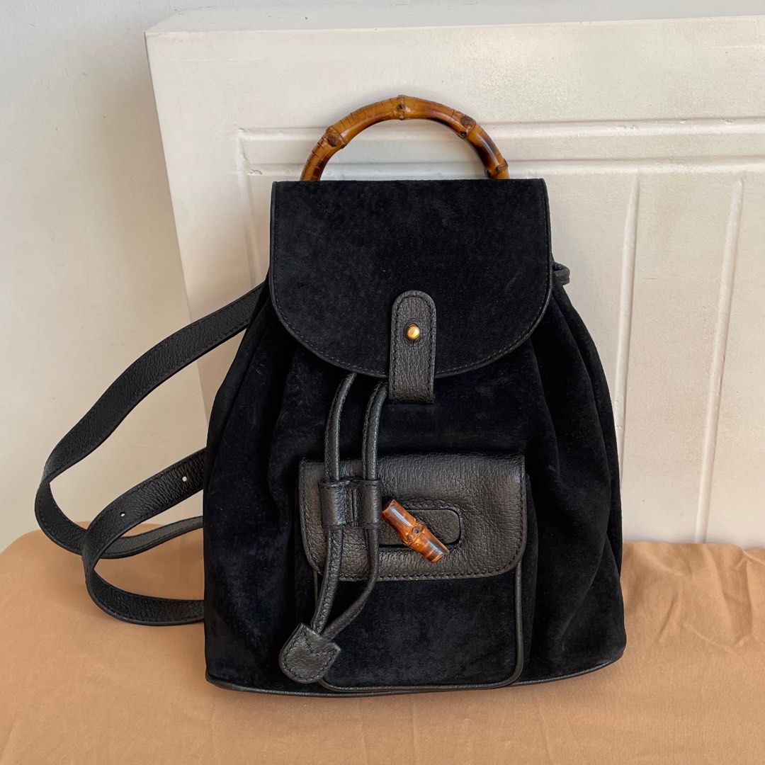Gucci bamboo backpack hotsell