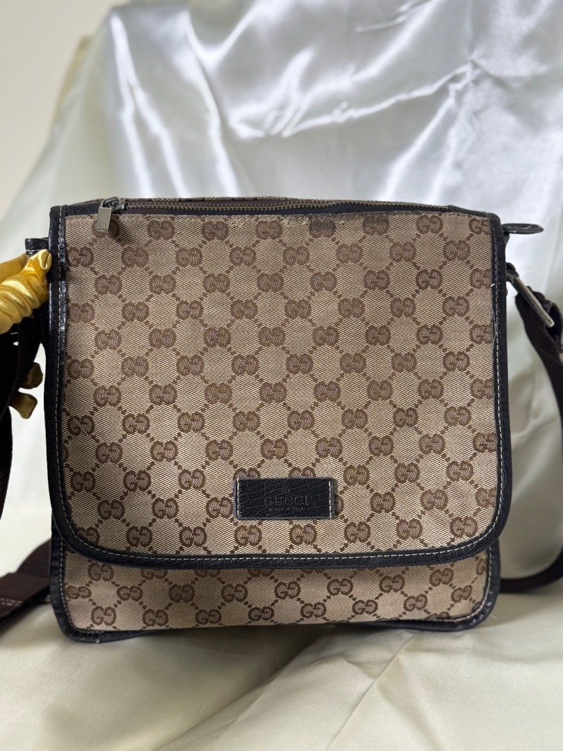 Gucci messenger bag canvas shop