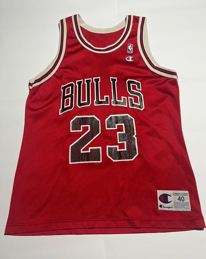 Michael jordan champion jersey top