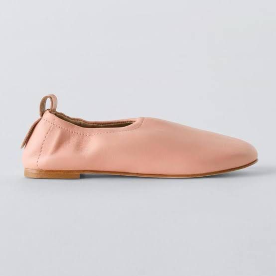 Zara leather babouches sale