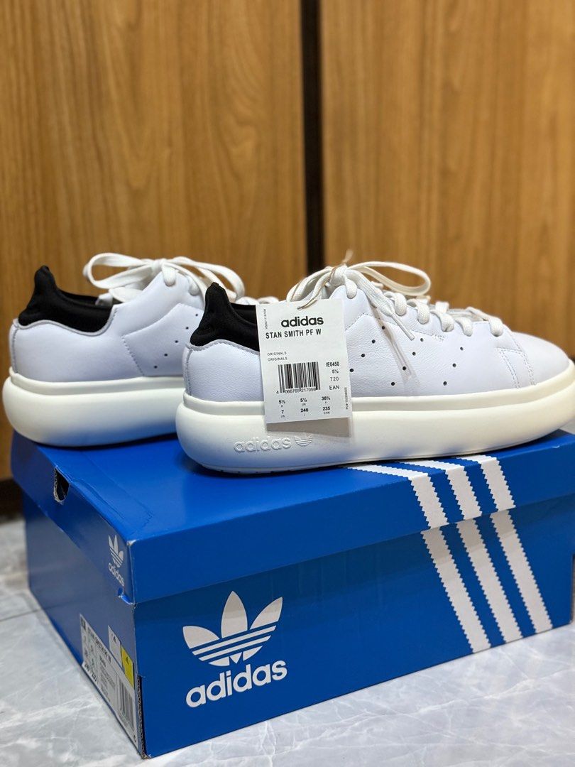40 off ADIDAS Stan Smith PF W White 100 Authentic Women s Fashion Footwear Sneakers on Carousell