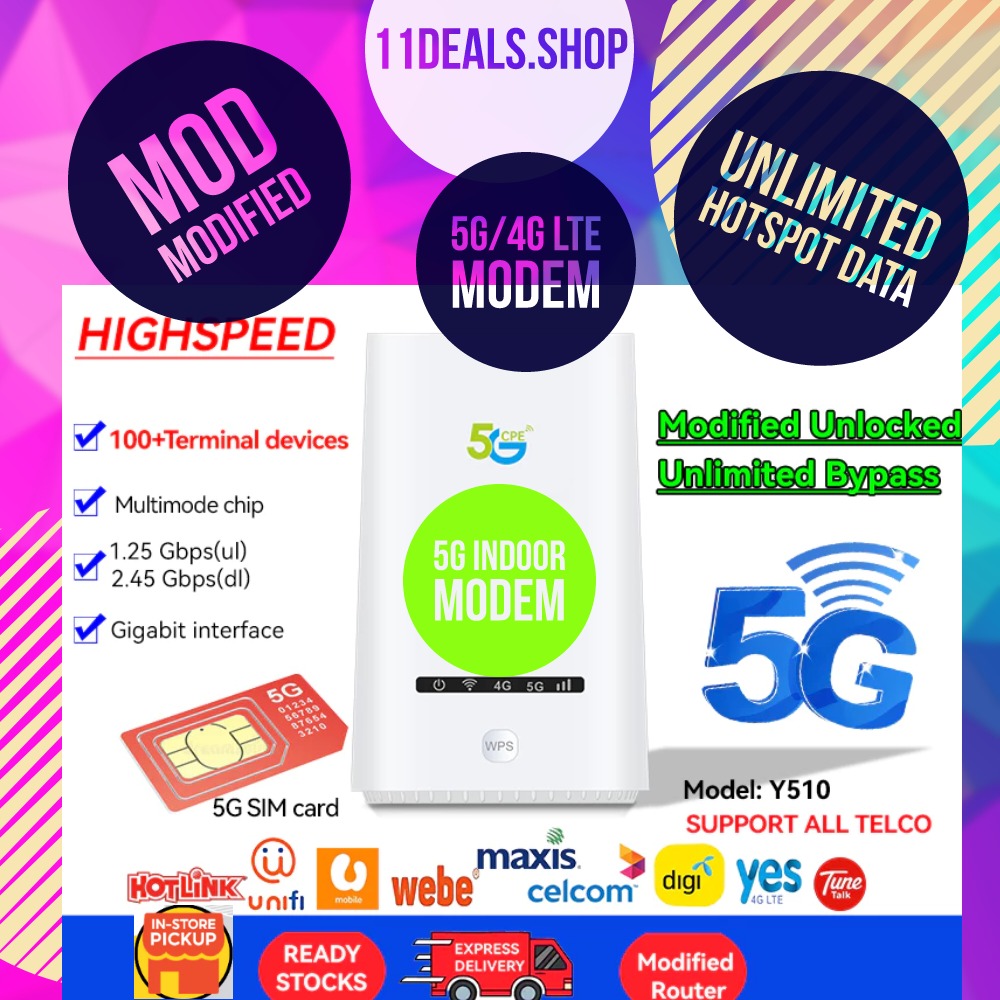 5G 4G WIFi6 OCTA CORE Modem Router Bypass CPE Y510 Y510E WiFi 6 Home ...