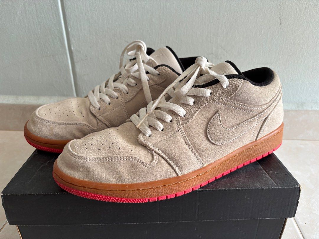 Air Jordan 1 Low White gym yellow