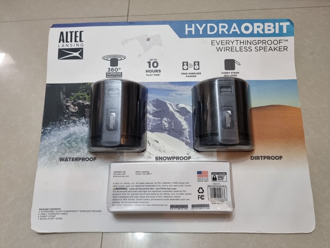 Altec Lansing Bluetooth Speaker (Category: Soundbars, Speakers & Amplifiers) located in Bacoor. Submitted by mjbalmaceda (Listing ID 1339318887, Image 1). Description: Water Proof Dust Proof Dirt Proof.