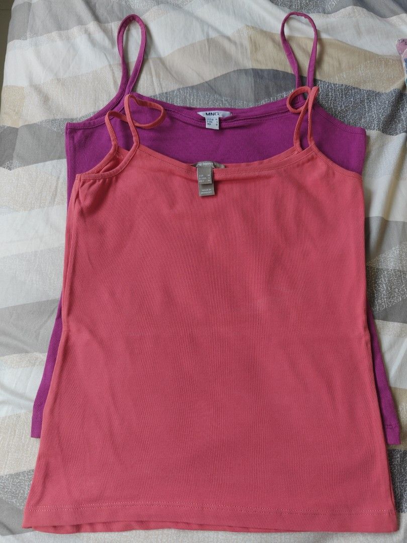 Assorted MNG basic tops (Category: Other Tops) located in Singapore. Submitted by happyhappy_shopping (Listing ID 1339245026, Image 3). Description: Good as New 1pc -$8 2pcs - $14 3pcs - $20 Never worn before or once or twice and kept in wardrobe. Found after shifting house and no longer able to fit Update: Red tube top sold.